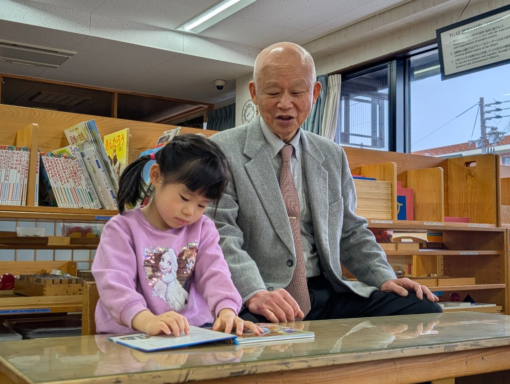 One-to-one literacy lesson with a teacher at TGA